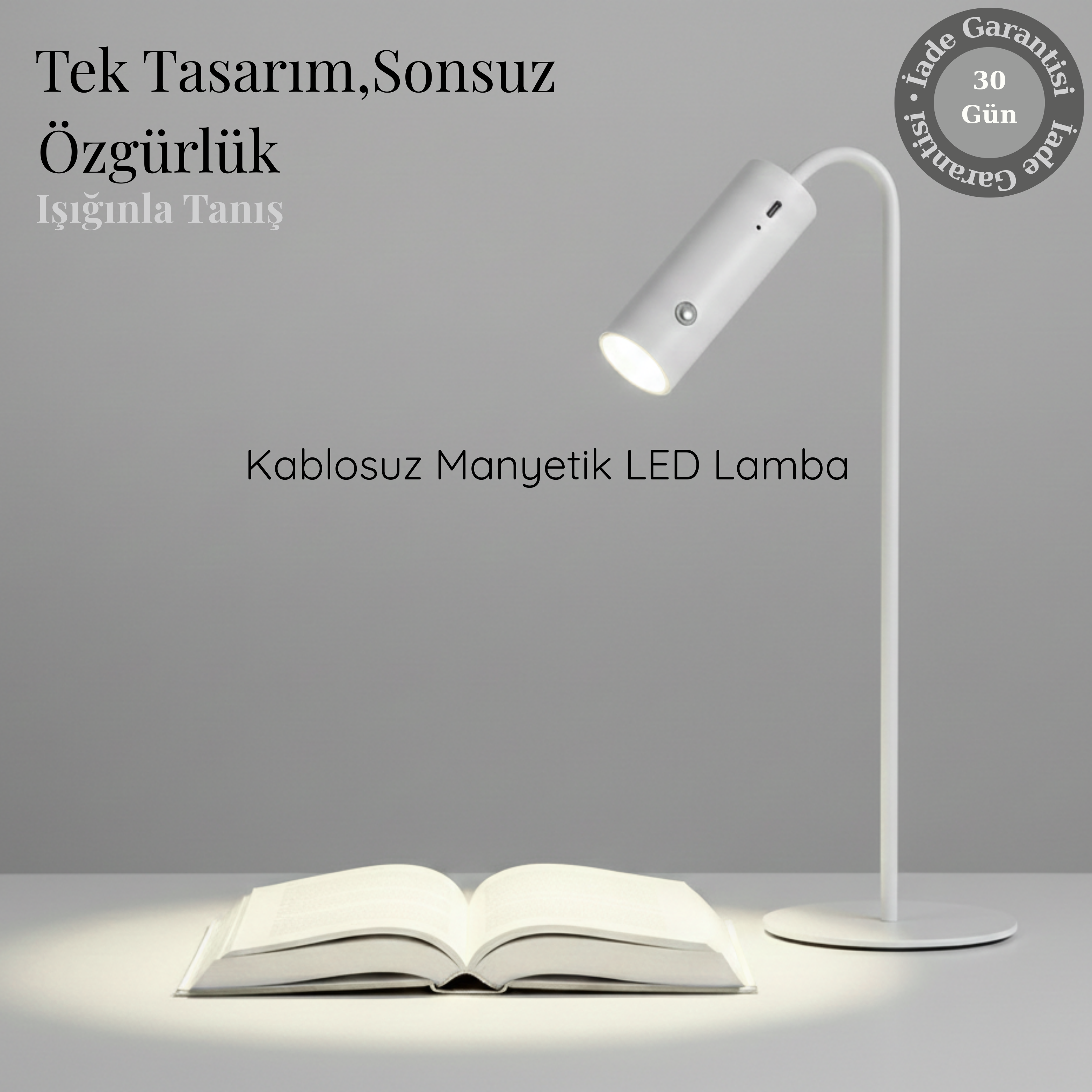 Kablosuz Manyetik Led Lamba